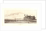 Océania: Fishing, near Islands with Palms in the Uvea or Wallis Group (Océanie: Ilots à Uvea), 1863 by Charles Meryon