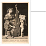 St. Cecilia Singing Praise to God, ca. 1675-1695 by Etienne Picart