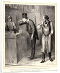 En v'là un, il pourrait bien être malheureux, 1862 by Honoré Daumier