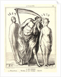 Le mot d'ordre, 1869 by Honoré Daumier