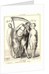 Le mot d'ordre, 1869 by Honoré Daumier