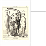 Le mot d'ordre, 1869 by Honoré Daumier