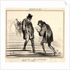 Je suis reçu!! ... Refusé... les cretins!, 1859 by Honoré Daumier