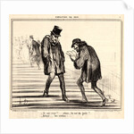 Je suis reçu!! ... Refusé... les cretins!, 1859 by Honoré Daumier
