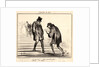 Je suis reçu!! ... Refusé... les cretins!, 1859 by Honoré Daumier