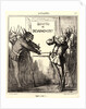 Aprés vous!.., 1868 by Honoré Daumier