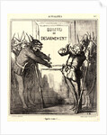 Aprés vous!.., 1868 by Honoré Daumier