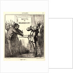 Aprés vous!.., 1868 by Honoré Daumier