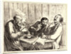Le coin des Poètes ravagés, 1864 by Honoré Daumier