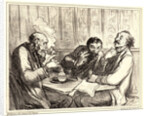 Le coin des Poètes ravagés, 1864 by Honoré Daumier