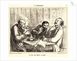 Le coin des Poètes ravagés, 1864 by Honoré Daumier