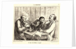 Le coin des Poètes ravagés, 1864 by Honoré Daumier
