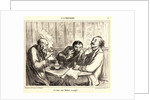 Le coin des Poètes ravagés, 1864 by Honoré Daumier
