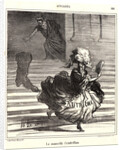 La nouvelle Cendrillon, 1866 by Honoré Daumier