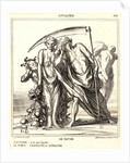 En faction: L'automne—et le mot d'ordre, 1867 by Honoré Daumier
