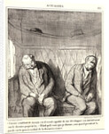 Faisons semblant de dormir.., 1868 by Honoré Daumier
