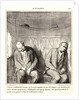 Faisons semblant de dormir.., 1868 by Honoré Daumier