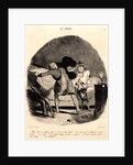 Allons, haut! y sommes-nous?.., 1843 by Honoré Daumier