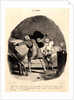 Allons, haut! y sommes-nous?.., 1843 by Honoré Daumier
