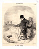 Une terrible rencontre, 1845 by Honoré Daumier