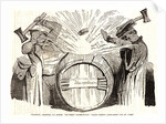 Frappez, frappez, la bonde! Les idées ferment: elles feront explosion tôt ou tard!, 1834 by Honoré Daumier