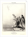 La chûte d'Icare, 1842 by Honoré Daumier