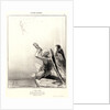 La chûte d'Icare, 1842 by Honoré Daumier