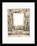 Design for a frame for the Portrait of Armand Guéraud (Projet d'Encadrement pour le Portrait d'Armand Guéraud), 1862 by Charles Meryon