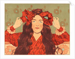 Jeune Fille aux Coquelicots, ca. 1897 by G. Darbour