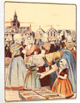 Un Marché En Zélande, 1898 by Fernand Piet