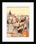 Un Marché En Zélande, 1898 by Fernand Piet
