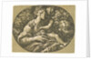 Holy Family in an Oval (The Virgin and Child with the Infant St. John), ca. 1527-1531 by Antonio da Trento