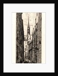 La Rue des Chantres, Paris, 1862 by Charles Meryon