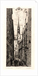 La Rue des Chantres, Paris, 1862 by Charles Meryon