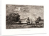 Moonlight at Valmondois (Clair de lune a Valmondois), 1877 by Charles François Daubigny