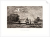 Moonlight at Valmondois (Clair de lune a Valmondois), 1877 by Charles François Daubigny