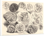 Twelve Antique Medals (Douze Médailles Antiques), 1825 by Eugène Delacroix