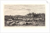 The Sheepfold, Morning (La Grand Parc à Moutons, le Matin), ca. 1860 by Charles François Daubigny