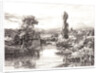 View in Alençon (Vue prise à Alençon (Dep. de l'Orne)), 1839 by Jules Dupré