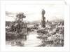 View in Alençon (Vue prise à Alençon (Dep. de l'Orne)), 1839 by Jules Dupré