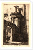 Entrée du Couvent des Capucins Français à Athèns, 1854 by Charles Meryon