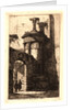 Entrée du Couvent des Capucins Français à Athèns, 1854 by Charles Meryon