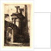 Entrée du Couvent des Capucins Français à Athèns, 1854 by Charles Meryon