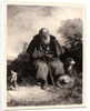 Old Man with Dog, 19th century by Nicolas Toussaint Charlet