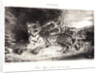 Young Tiger Playing with its Mother (Jeune Tigre jouant avec sa Mêre), 1831 by Eugène Delacroix