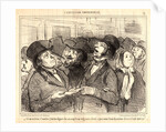 Ce monsieur Courbet, fait des figures beaucoup trop vulgaires.., 1855 by Honoré Daumier