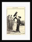 Une invasion remplace l'autre, 1871 by Honoré Daumier