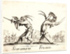 Scaramucia and Fricasso, 1622 and later by Jacques Callot