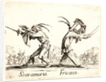 Scaramucia and Fricasso, 1622 and later by Jacques Callot