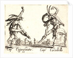 Cap. Espangarata and Cap. Cocodrillo, 1622 and later by Jacques Callot